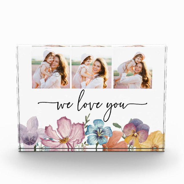 Family Love Photo Block  (Front)