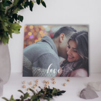 Family Love Script Photo Template Horizontal