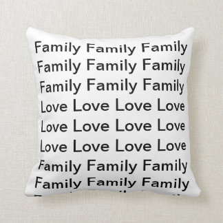 Family Love Throw Pillow
