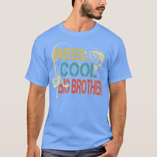 Family Lover Reel Cool Big Brother Fishing Fisher  T_Shirt
