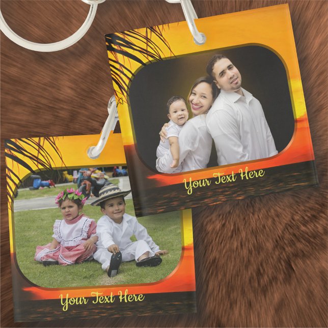 Family Malecon Sunset 2441 Keychain (Creator Uploaded)