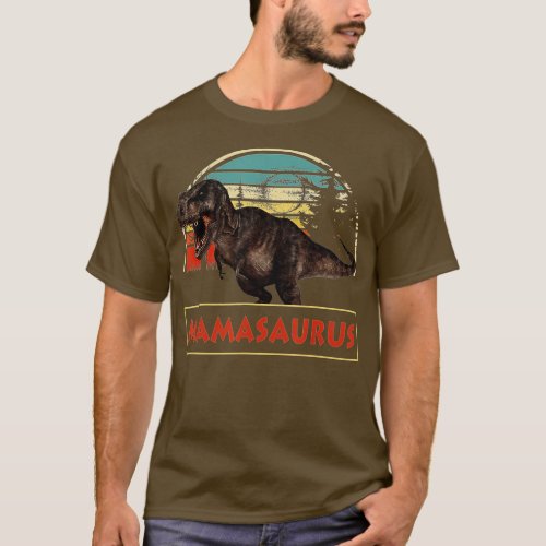FAMILY                Mamasaurus T rex Dinosaur Fu T_Shirt