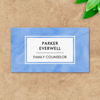 Family Marriage Counseling Counselor Blue Fluid