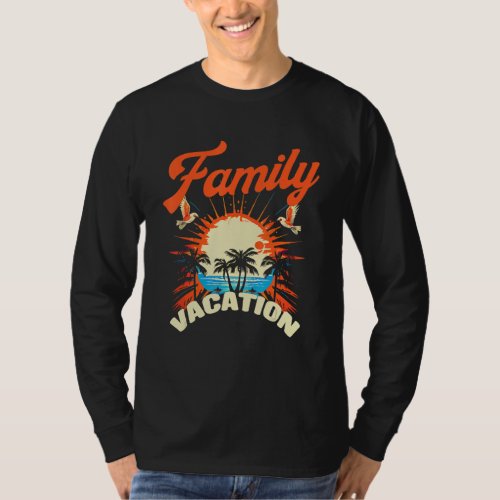 Family Matching Beach Summer Spring Tropical Vacat T_Shirt