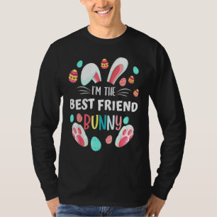 Family Matching Best Friend Bunny Graphic Easter C T-Shirt