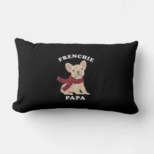 family matching christmas french bulldog gift lumbar pillow