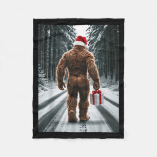 Family Matching Christmas Pajama Bigfoot Believe S Fleece Blanket