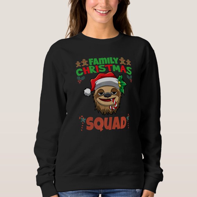 Family Matching Christmas Squad X-Mas Holidays Pre Sweatshirt (Front)