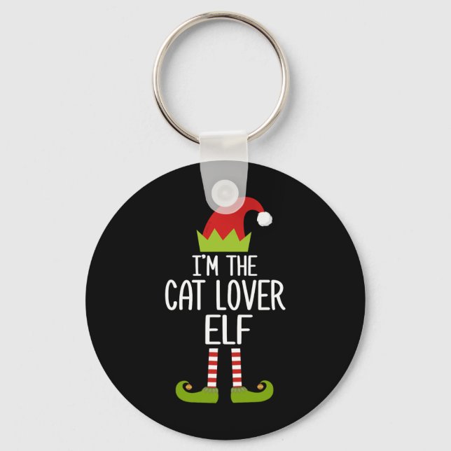 Family Matching Christmas Xmas Gift I'm The Cat Lo Keychain (Front)