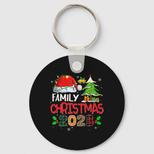 Family Matching Costume Family Christmas 2023 Xmas Keychain