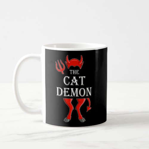 Family Matching Group Funny Cat Demon  Coffee Mug