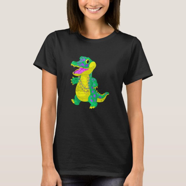 Family Matching Madri Gras Alligator Festival Carn T-Shirt (Front)