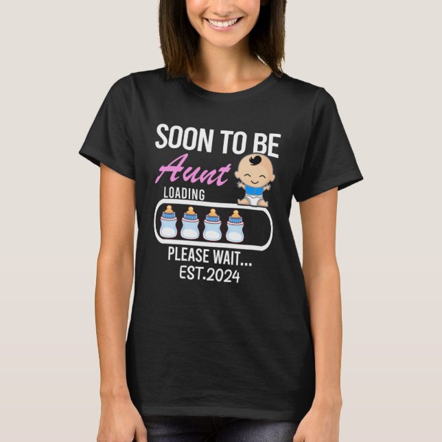 Family Matching Pregnancy Announcemen Soon To Be A T-Shirt (Front)