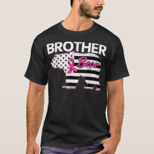 Family Matching Tee Brother Bear Breast Cancer Awa