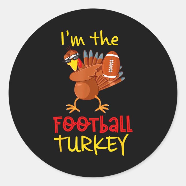Family Matching Thanksgiving Costume Outfit Uni-ad Classic Round Sticker (Front)