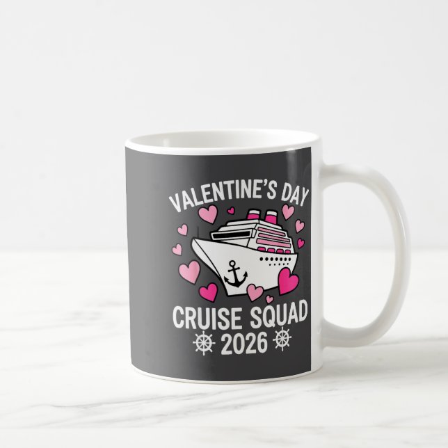 Family Matching Valentines Day Cruise 2026 Husband Coffee Mug (Right)