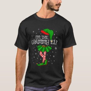 Family Matching Women Girls I m The Grammy Elf Chr T-Shirt