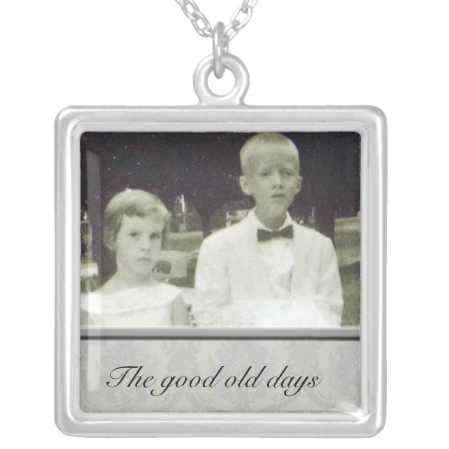 Family Memorial Photo Necklace (Front)