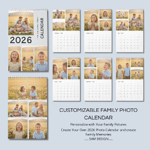 Family Memories 2026 Photo Calendar Cherish Ever