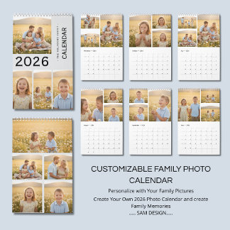 Family Memories 2026 Photo Calendar | Cherish Ever