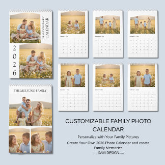 Family Memories 2026 Photo Calendar | Cherish Ever