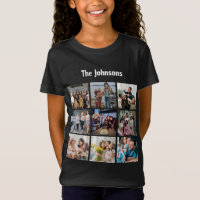 Family Memories 9 Photo Grid Personalized Collage