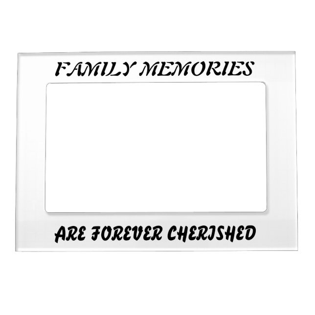 Family Memories are Forever 5X7 Photo Frame Pic (Front)