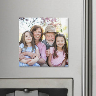 Family Memories Personalized Grandparent Photo Magnet