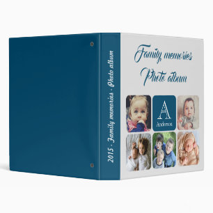 Family memories photo album 3 ring binder
