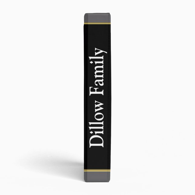 FAMILY MEMORIES PHOTO ALBUM TEMPLATE BINDER (Spine)