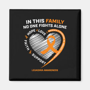 Family Men Women Kids Leukemia Awareness Leukemia Magnet