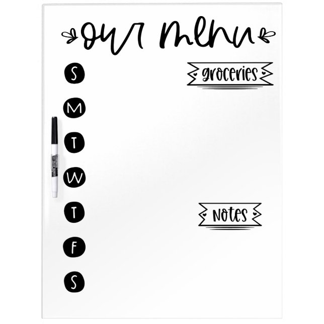 Family Menu Board (Front)