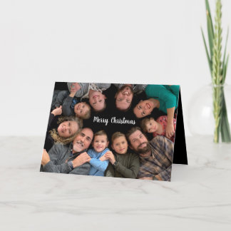Family Merry Christmas Holiday Photo Card
