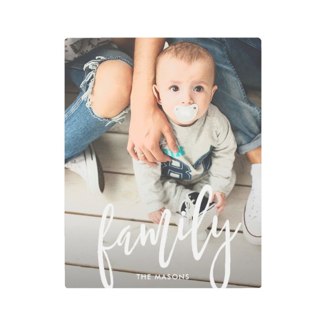 Family Metal Print (Front)