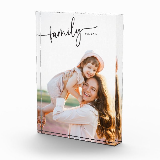 Family Modern Photo Block (Right)