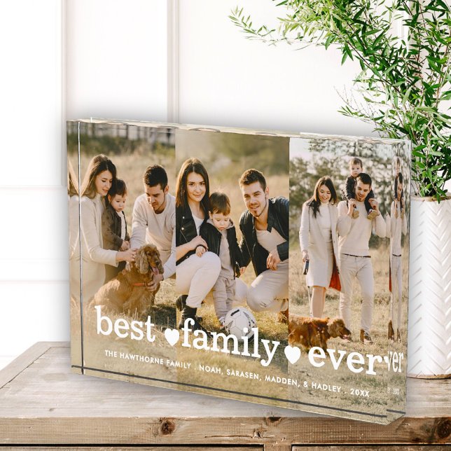 Family Modern Simple Script Photo Collage (Creator Uploaded)