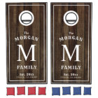 Family Monogram Dark Wood