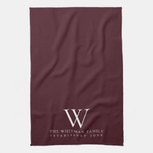 burgundy kitchen towels