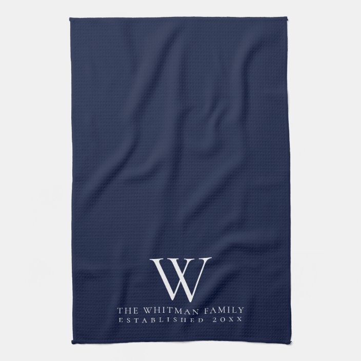 navy blue kitchen towels