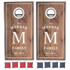 Family Monogram Light Wood Styled