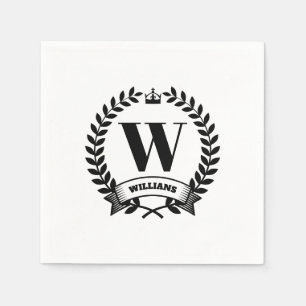 Family Monogram Napkins