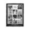 Family Monogram Photo Collage 11 Black White Photo