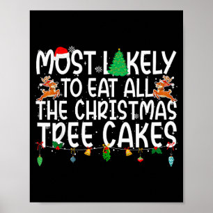 Family Most Likely To Eat All The Christmas Tree C Poster