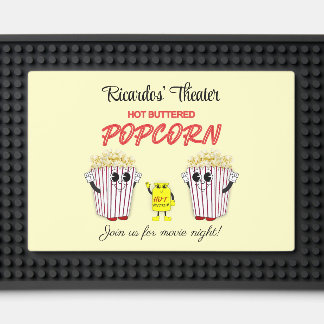 Family Movie Theater Concession Stand Bar Mat