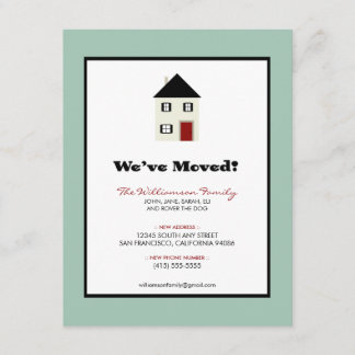 Family Moving Announcement (4.25x5.5") :: sky