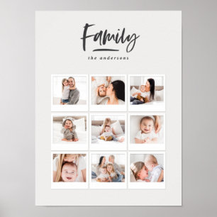 family multi photo photograph print