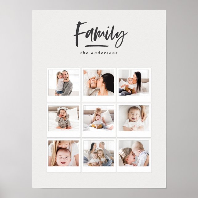 family multi photo photograph print (Front)