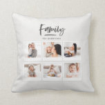 family multi photo photograph throw pillow<br><div class="desc">Family multi photo photograph cushion.</div>
