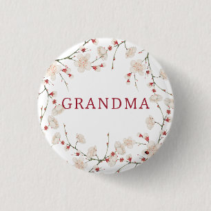 Family Name Baby Shower Button