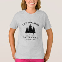 Family Name Cabin Rustic Country Trees 